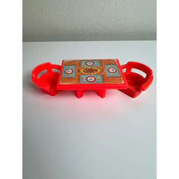 Picnic Table Vintage Fisher Price Table And Chairs Fisher-Price